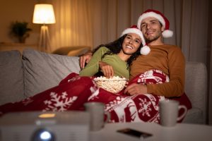 Christmas films on a date